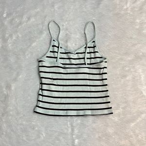 Striped Ribbed Tank Top