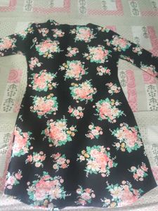 Floral Print Black Dress  beautiful 🤩 new dres