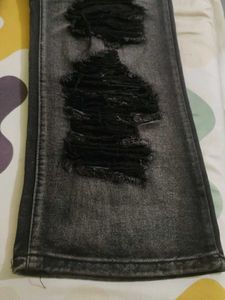 Grey Ripped Jeans