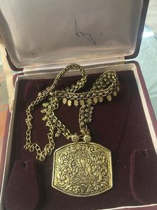 Antique Ganesh Pendant Necklace