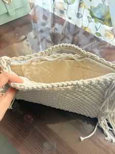 Macrame Fringe Bag