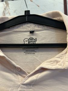 Men's Color Block Polo T-Shirt, L Size