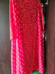 INDYA Pink Kurta Good Condition👍✅️