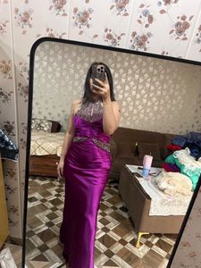 Stunning Purple Embellished Gown❤️🎀