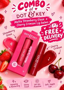 COMBO of DOT & KEY Meltie Strawberry glaze + Cherr