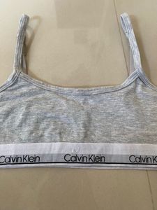Calvin Klein Grey Sports Bra