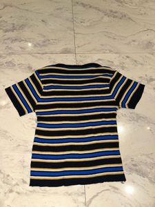 Striped Short Sleeve Top