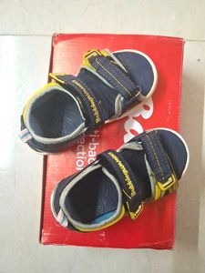 Bata Blue & Yellow Sandals