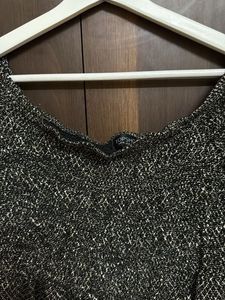Cute black And silver Dress For party