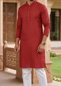 Stylish Kurta with White Pajama Set