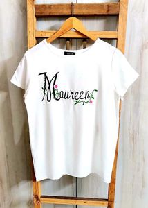 Maureen Floral Graphic Tee Size-36