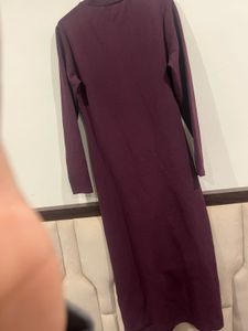 Elegant Purple Midi Dress