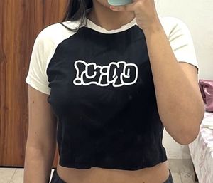 Cute Graphic Cropped T-Shirt