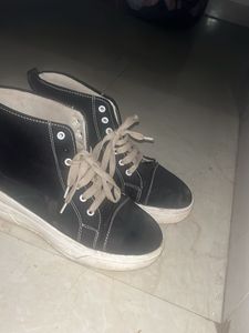 Black High Top Sneakers