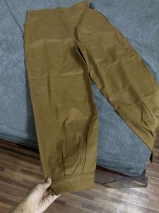 ZARA Comfortable Brown Cargo Pants