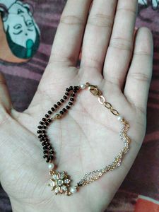 Gold Mangalsutra Bracelet Zeraki