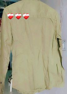 Men's Olive Green Casual Shirt
