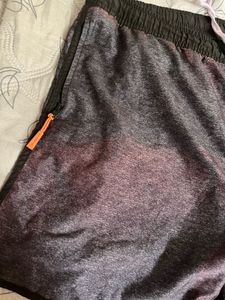 Men’s Swim Shorts Charcoal Grey with Zip