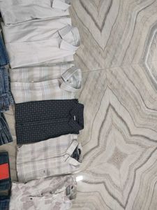 Classic White Textured Dress Shirt
