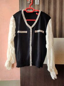 New Korean Black Top 🎀