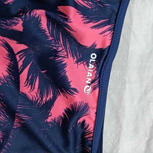 Pink &amp; Navy Palm⭐ Tree Bikini Bottoms