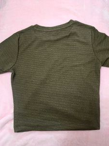 Shein Textured Cropped Top