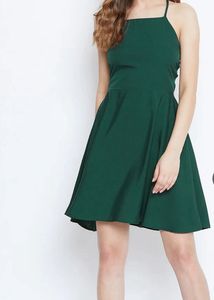 Fit and flare, back gorgeous design mini dress