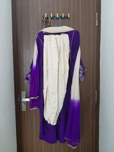Vibrant Purple Embroidered Kurta