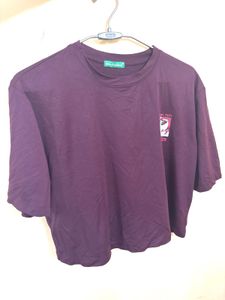 Solid Color Relaxed Fit Top