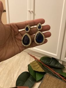 blue stone Earrings