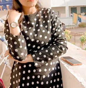 Black Polka Dot Dress