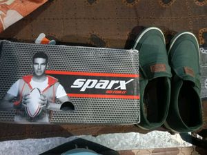 Sparx Green Slip-On Casual Shoes