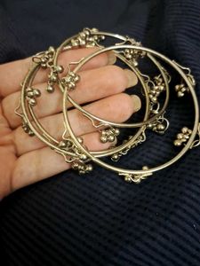 Boho Floral Charm Bangles