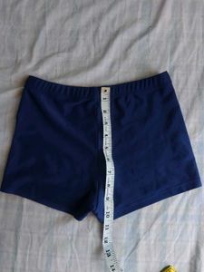 Navy Blue Bikini Bottom Shorts