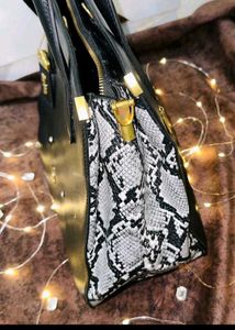 Coach Black Textured Tote Bag
