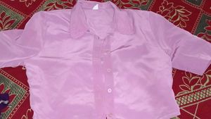 pink short shirt