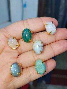 Natural Gemstone Stud Earrings