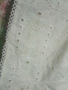 chikankari bohemian half pant for women