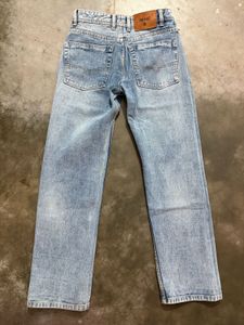 Light Wash Straight Leg Jeans