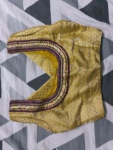Elegant Brocade Blouse