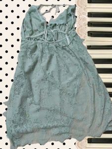 🩵 Blue Lace Babydoll Cami