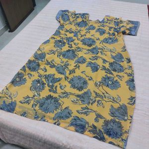 Floral Print Kurta