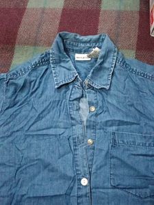 Denim Button-Down Shirt