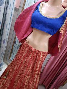 lehenga choli dupatta and jacket