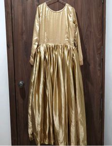 Elegant Golden Ethnic Gown