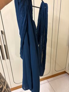 indya luxe Elegant Navy Blue dress