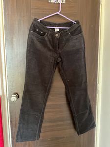 Branded New Courdroy Black Pants Ladies