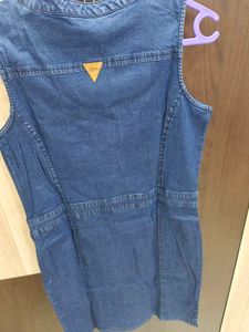 Roadster Sleeveless Denim Dress