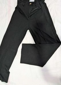 Black Wide Leg Trousers