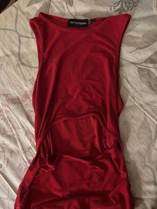 Red Overlay Bodysuit